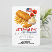 Veterans Day | Fish and chips Celebration 招待状 (スタンド正面)