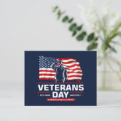 Veterans Day - Honoring all who served Postcard ポストカード (スタンド正面)