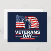 Veterans Day - Honoring all who served Postcard ポストカード (正面/裏面)