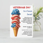 Veterans Day | Ice cream social party 招待状 (スタンド正面)
