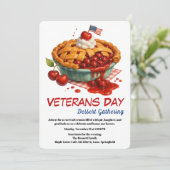Veterans Day Invitation | Cherry Pie Celebration 招待状 (スタンド正面)