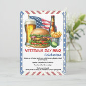 Veterans Day Invitation | Honoring Heroes BBQ 招待状 (スタンド正面)