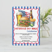 Veterans Day Invitation | Honoring Heroes BBQ 招待状 (スタンド正面)