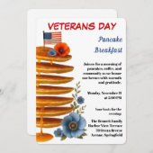 Veterans Day | Pancake Breakfast Celebration 招待状 (正面/裏面)
