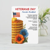 Veterans Day | Pancake Breakfast Celebration 招待状 (スタンド正面)