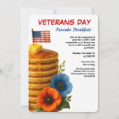 Veterans Day | Pancake Breakfast Celebration 招待状 (正面)