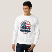 Veterans Day Patriotic Tee スウェットシャツ (正面フル)