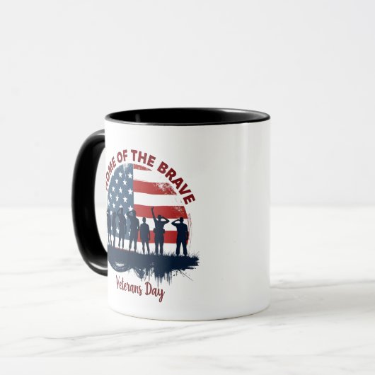 Veterans Day Patriotic Tee マグカップ (正面左)