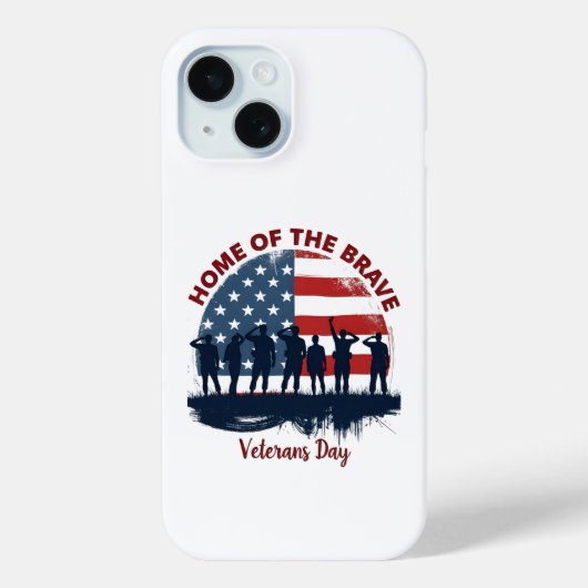 Veterans Day Patriotic Tee Case-Mate iPhoneケース (裏面)