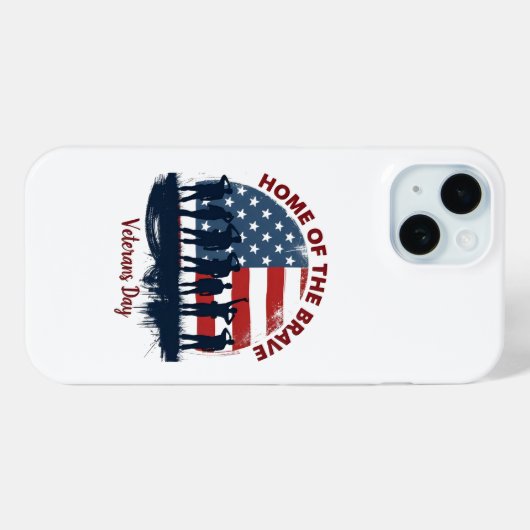 Veterans Day Patriotic Tee Case-Mate iPhoneケース (裏面 (横))