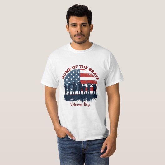 Veterans Day Patriotic Tee Tシャツ (正面フル)