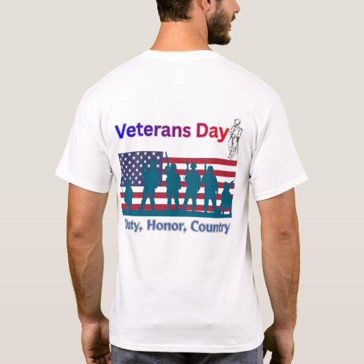 Veterans Day Tシャツ (裏面)
