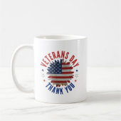 VETERANS DAY THANK YOU コーヒーマグカップ (左)