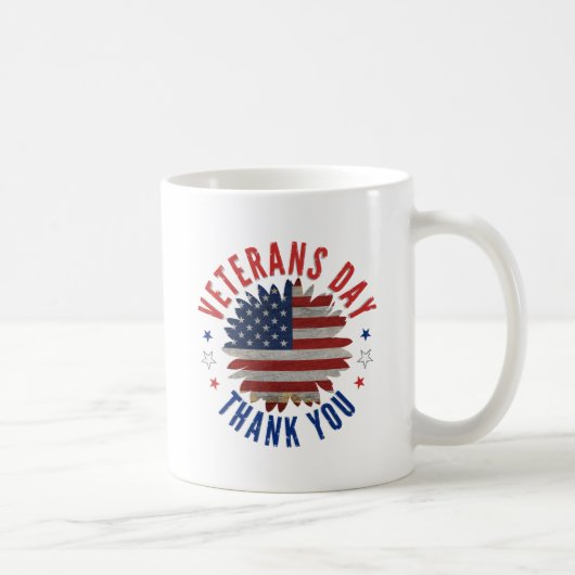VETERANS DAY THANK YOU コーヒーマグカップ (右)
