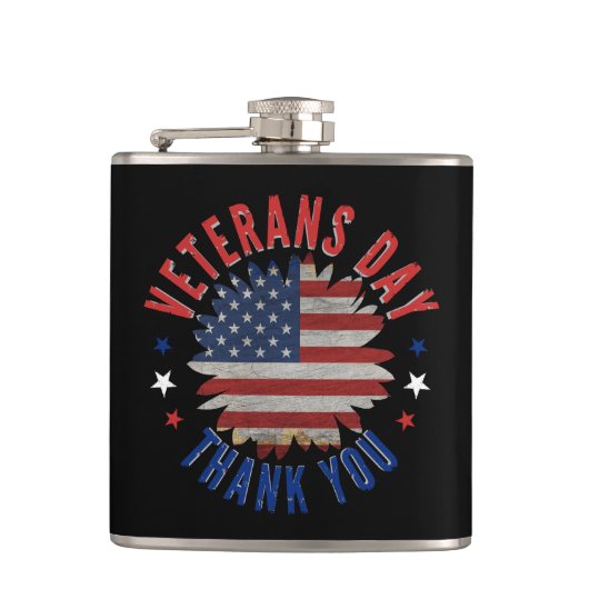 VETERANS DAY THANK YOU  フラスク (正面)