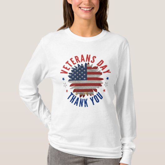 VETERANS DAY THANK YOU Tシャツ (正面)