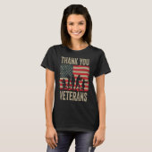 Veterans Day   Thank You Veterans  Proud Tシャツ (正面フル)