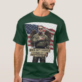 „Veterans Day Tribute – Honor Duty Sacrifice” Tシャツ (正面)