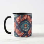 Veterans Day Tribute Mug - Honoring Our Heroes マグカップ (左)