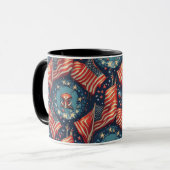 Veterans Day Tribute Mug - Honoring Our Heroes マグカップ (正面左)