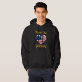 Veterans Day with American flag for Men Dad Women  パーカ (正面フル)