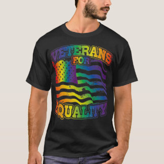 Veterans For Equality For Military Veterans Suppor Tシャツ