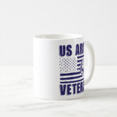 Veterans Mug | Patriotic Coffee Cup for Military  コーヒーマグカップ (正面右)