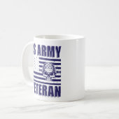 Veterans Mug | Patriotic Coffee Cup for Military  コーヒーマグカップ (正面左)