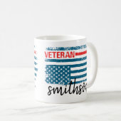 Veterans Mug | Patriotic Coffee Cup for Military  コーヒーマグカップ (正面右)