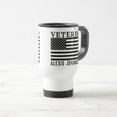 Veterans Mug | Patriotic Coffee Cup for Military  トラベルマグ (正面右)