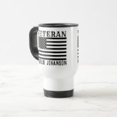 Veterans Mug | Patriotic Coffee Cup for Military  トラベルマグ (正面左)