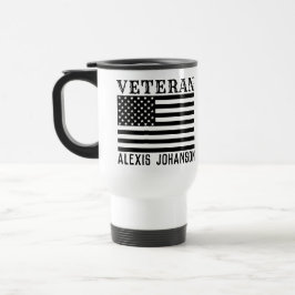 Veterans Mug | Patriotic Coffee Cup for Military  トラベルマグ