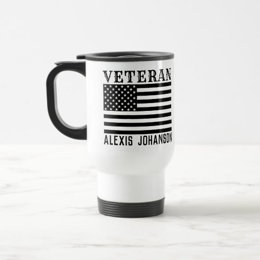 Veterans Mug | Patriotic Coffee Cup for Military  トラベルマグ (左)