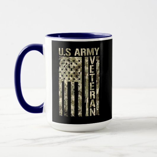 Veterans Mug | Patriotic Coffee Cup for Military  マグカップ (左)