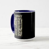 Veterans Mug | Patriotic Coffee Cup for Military  マグカップ (正面左)