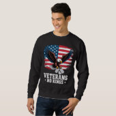 Veterans No Kings アメリカンイーグル スウェットシャツ (正面フル)