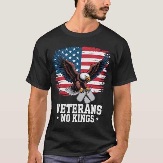 Veterans No Kings American Eagle  Tシャツ (正面)