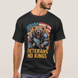 Veterans No Kings Graphic Bear Tシャツ
