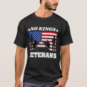 Veterans No Kings - Patriotic Veterans Day 2025 Tシャツ (正面)