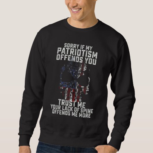 Veterans Patriotism Proud Veteran Dad Grandpa スウェットシャツ (正面)