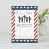 Veterans Thank You | Patriotic Appreciation サンキューカード (スタンド正面)
