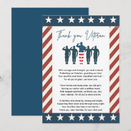 Veterans Thank You | Patriotic Appreciation サンキューカード