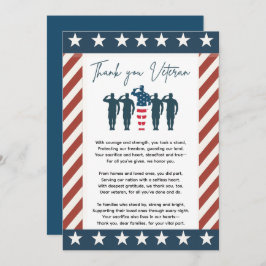 Veterans Thank You | Patriotic Appreciation サンキューカード