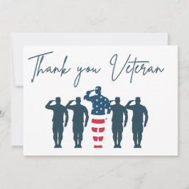 Veterans Thank You | Patriotic Appreciation サンキューカード