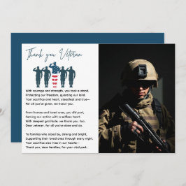 Veterans Thank You | Patriotic Appreciation サンキューカード