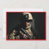 Veterans Thank You | Patriotic Appreciation サンキューカード (裏面)