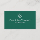 Veterinarian 名刺 (正面)