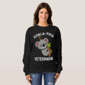 Veterinarian Appreciaton Koalafied Vet School Koal スウェットシャツ (正面フル)