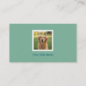 Veterinarian Business Card | Photo Logo 名刺 (裏面)
