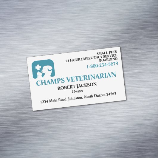 Veterinarian Clinic マグネット名刺 (インサイチュ)